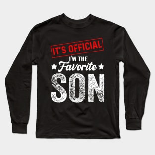 It's official i'm the favorite son, favorite son Long Sleeve T-Shirt